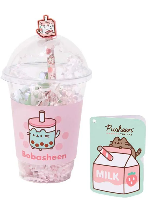 Pusheen Sips | STATIONERY SET [In Plastic Cup]