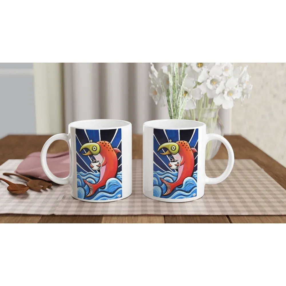 "Salmon Loving Coffee" Mug