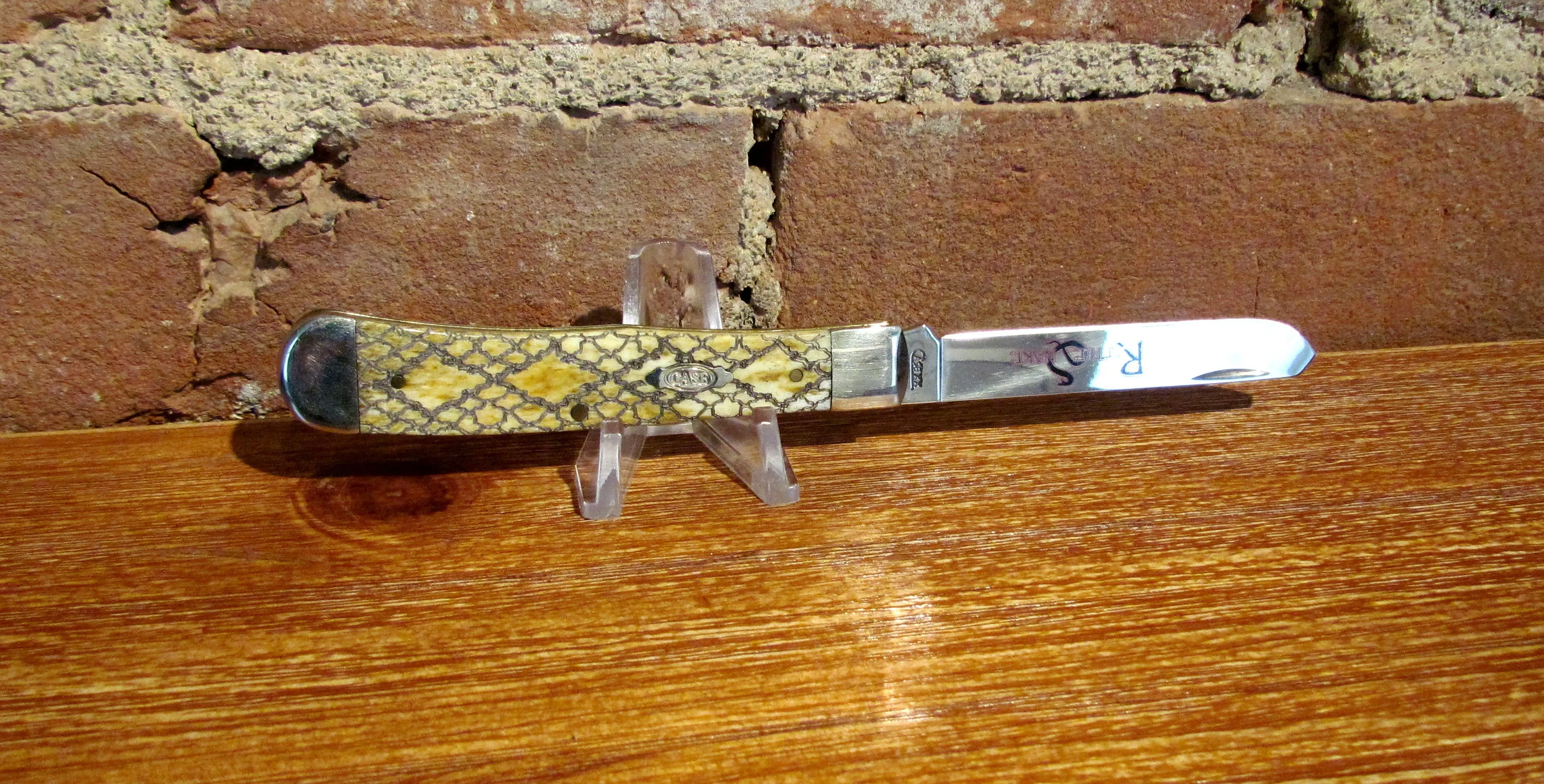 Rattle Snake Skin Pocket Knife W. R. Case Co. NIB