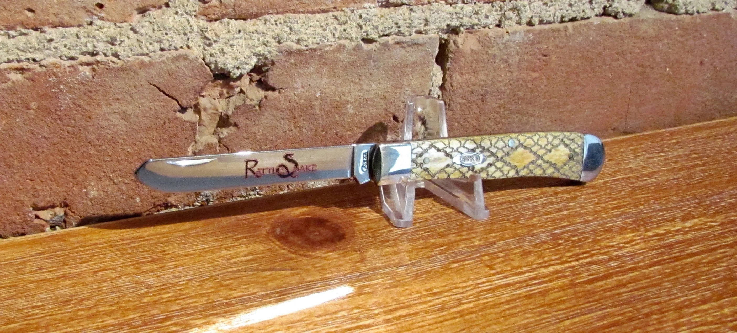 Rattle Snake Skin Pocket Knife W. R. Case Co. NIB