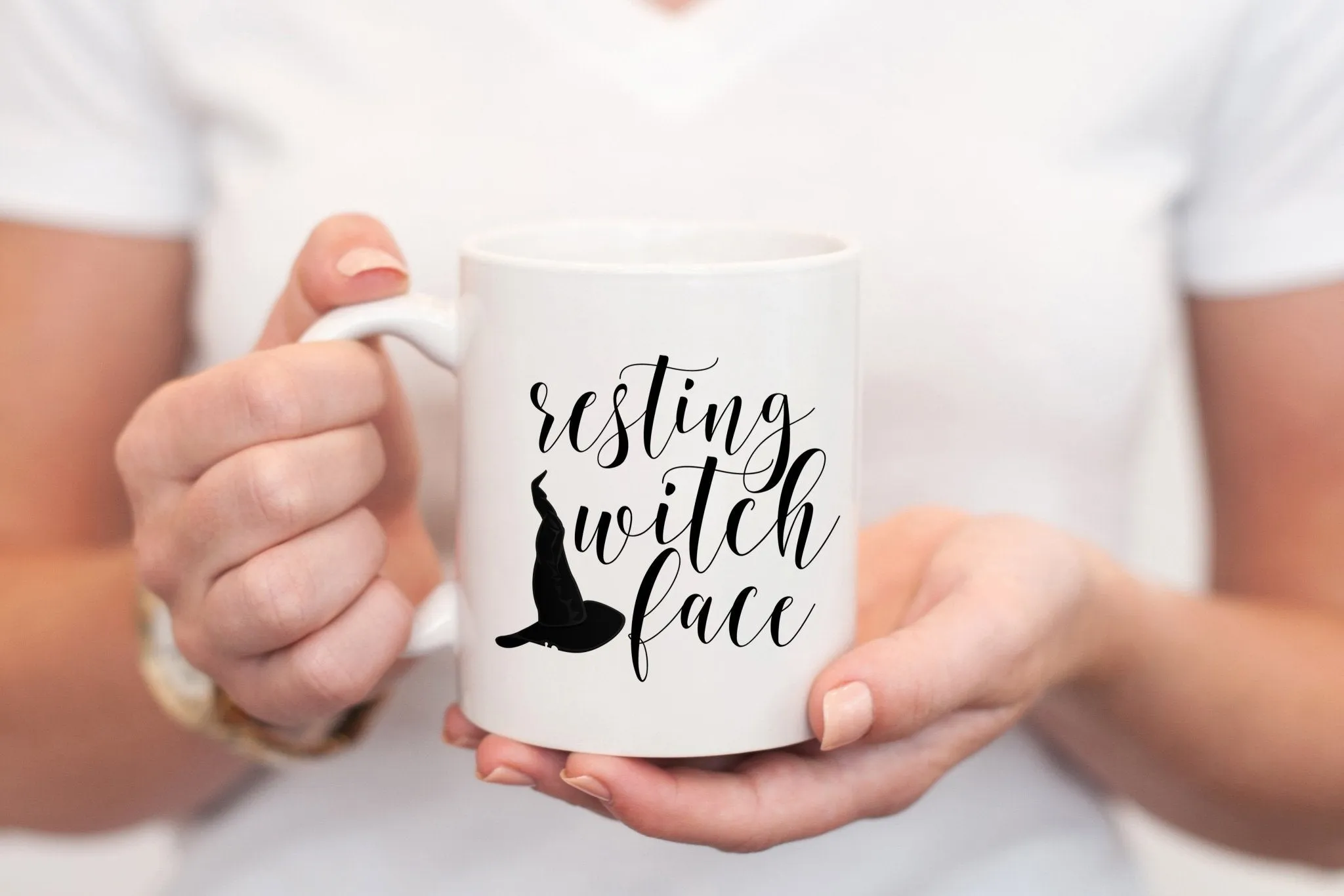 Resting Witch Face Mug