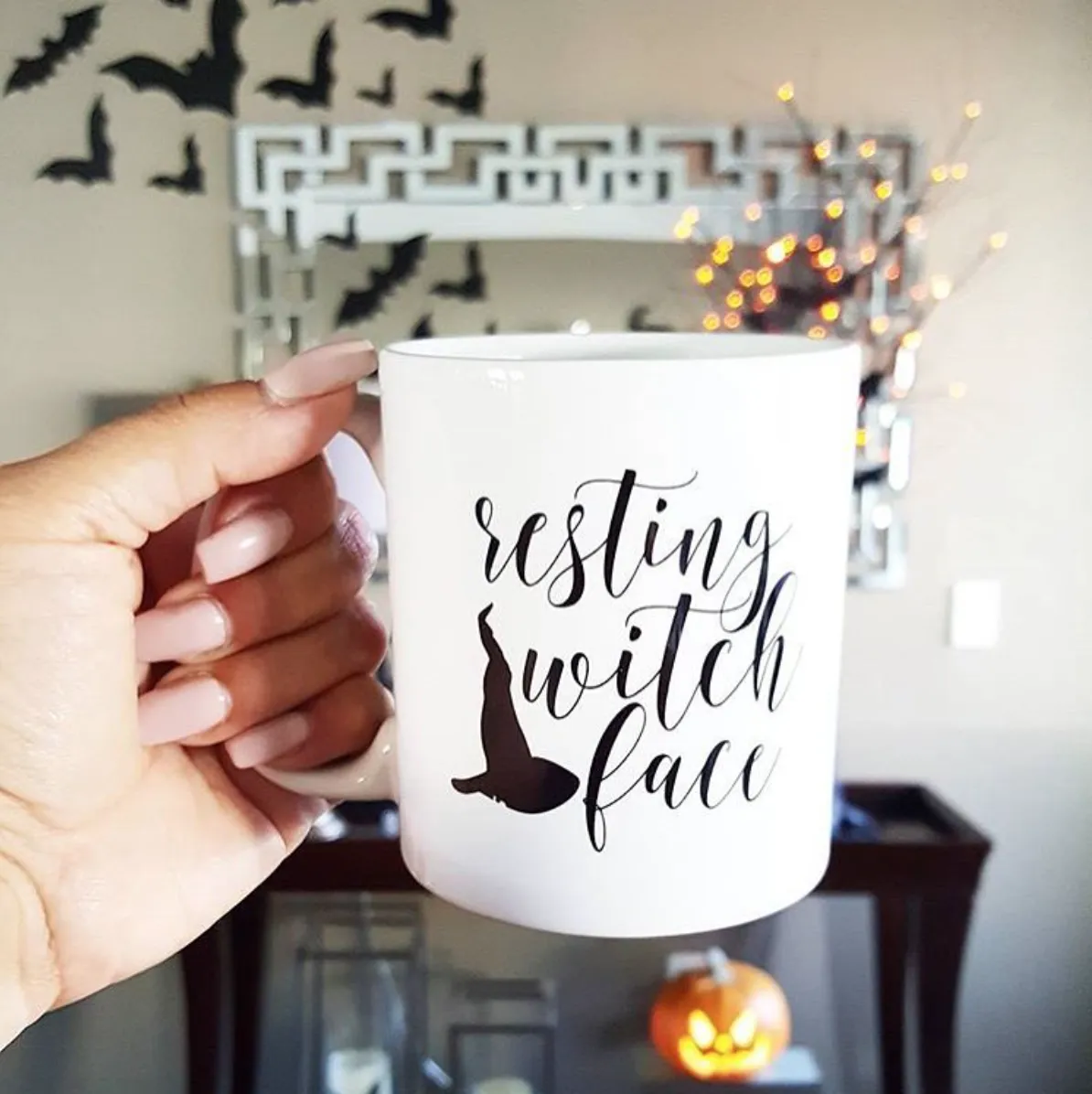 Resting Witch Face Mug