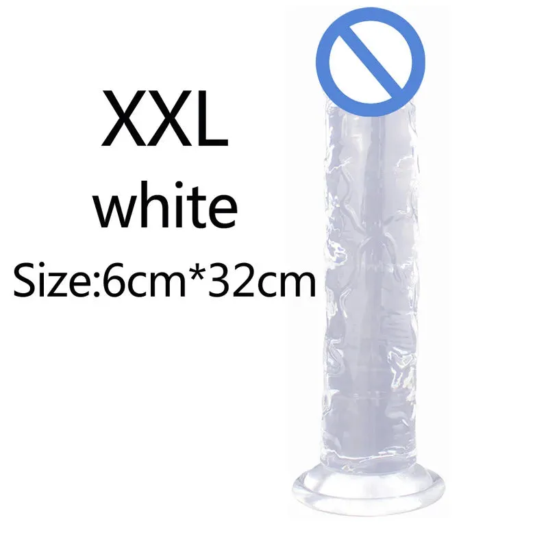 Romulus Dildo Basics Jelly Dildo Various 6 Sizes Body Safe TPE Strong Suction Cup