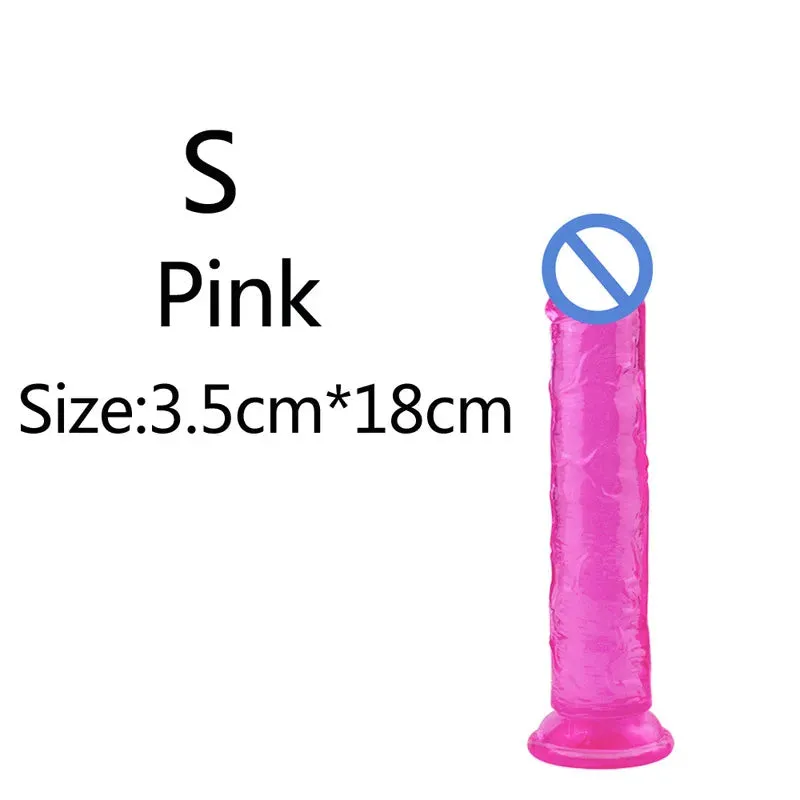 Romulus Dildo Basics Jelly Dildo Various 6 Sizes Body Safe TPE Strong Suction Cup