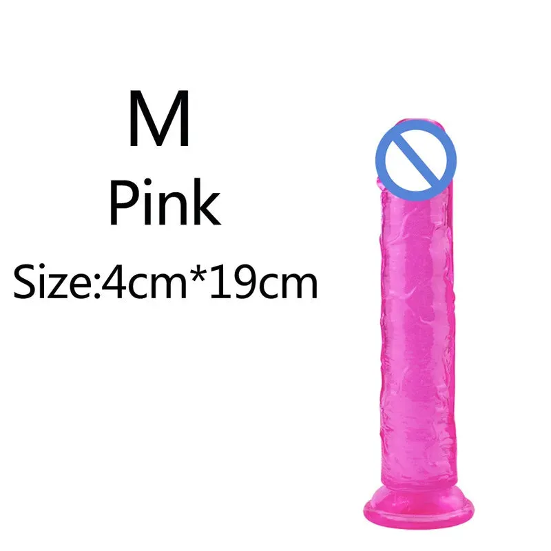 Romulus Dildo Basics Jelly Dildo Various 6 Sizes Body Safe TPE Strong Suction Cup