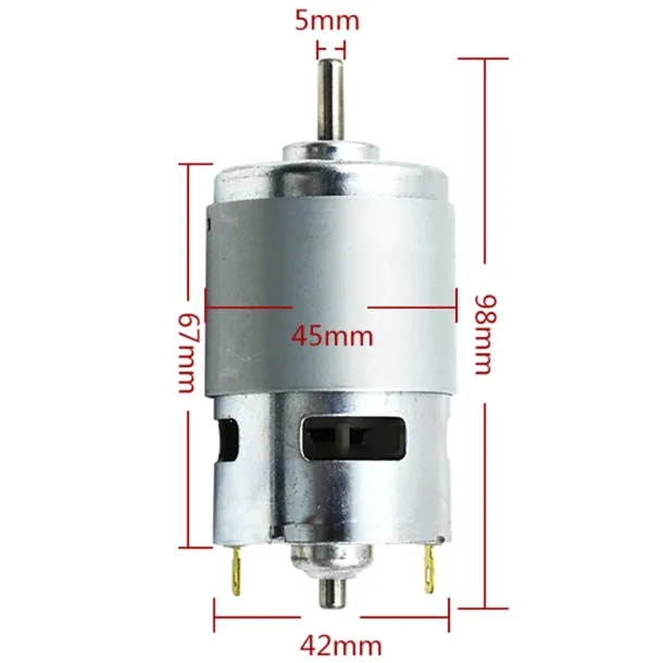 RS 775 Metal Large Torque Small DC 12V-24V Motor