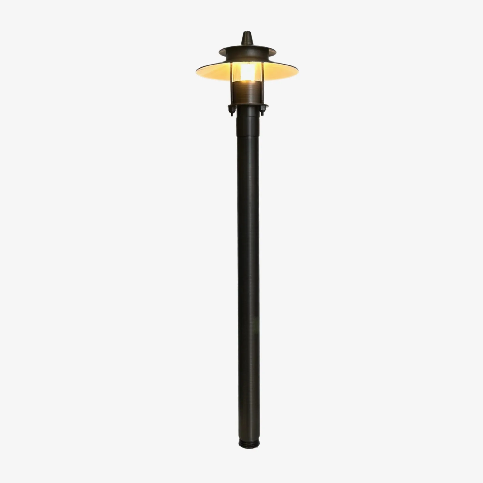 Sable Solid Cast Brass Adjustable Pathway Light Natural Bronze