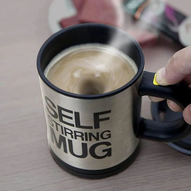 Self-Stirring Coffee Mug