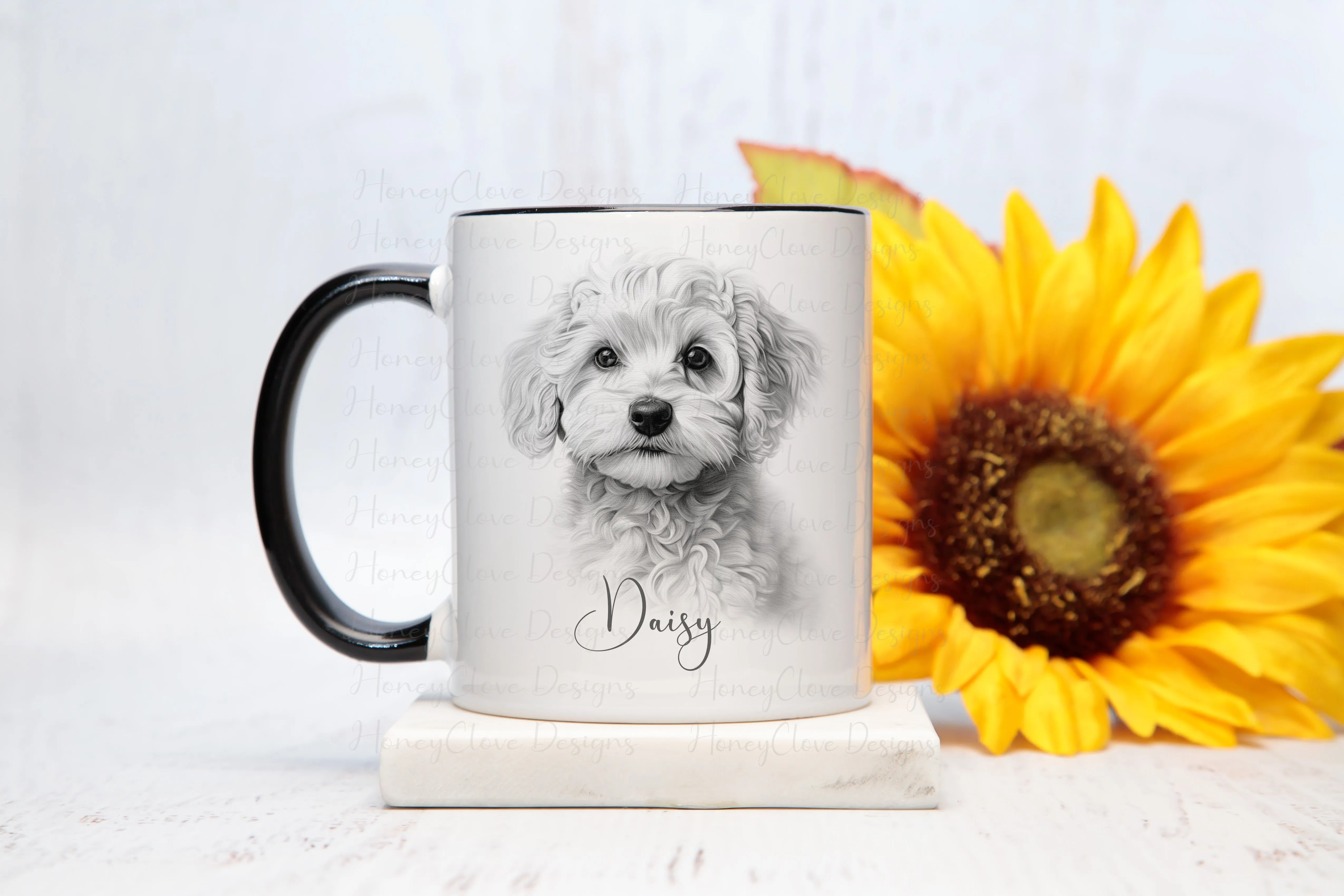 Sketch Design - Cavachon Mug