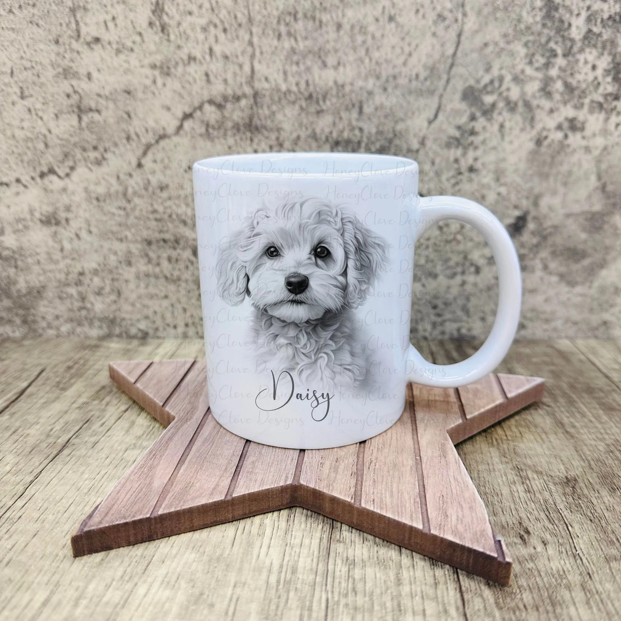 Sketch Design - Cavachon Mug