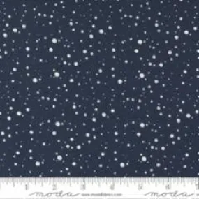 Snow Spots in Winter Night by Gingiber for Merrymaking for Moda Fabrics