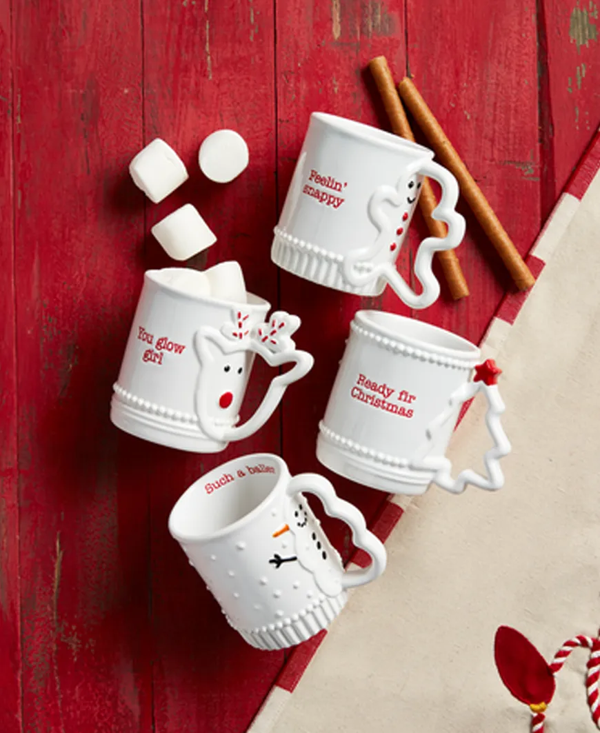 Snowman Handle Mug