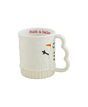 Snowman Handle Mug