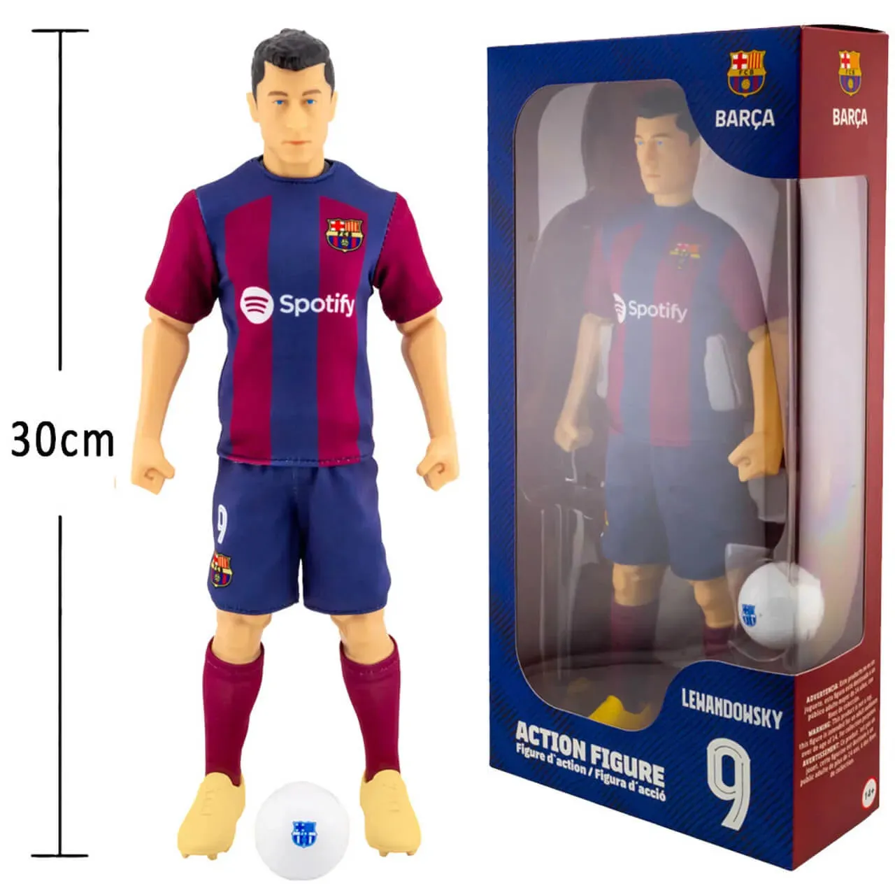 Sockers Action Figure Lewandowski Barcelona