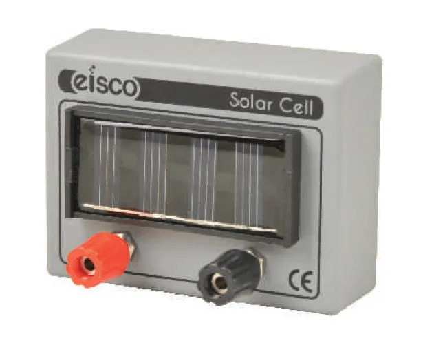 Solar Cell Unit with 4mm Terminals, Small - Great for Physics Projects and Experiments - Eisco labs