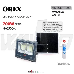 Solar Flood Light - 700w - OREX.LB