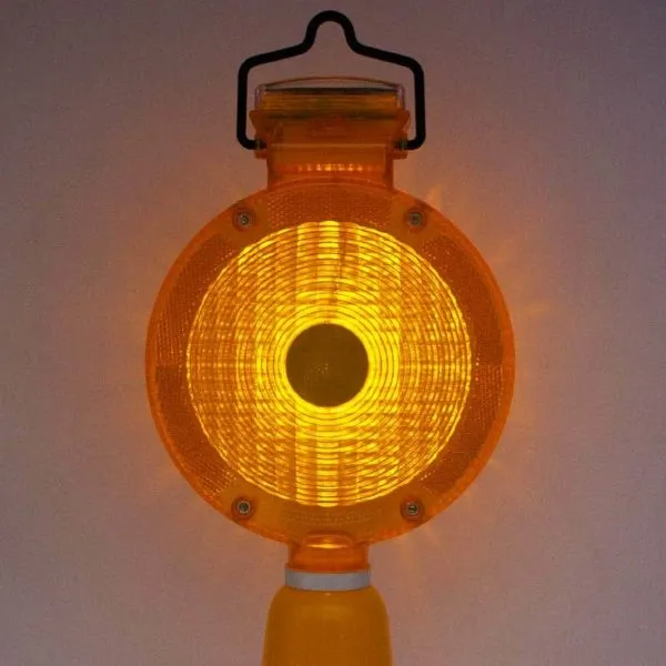 Solar Powered Traffic Cone Warning Light SU250