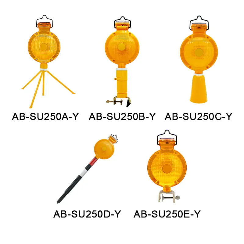 Solar Powered Traffic Cone Warning Light SU250