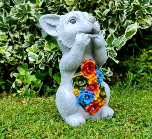 Solar Puppy Garden Ornament