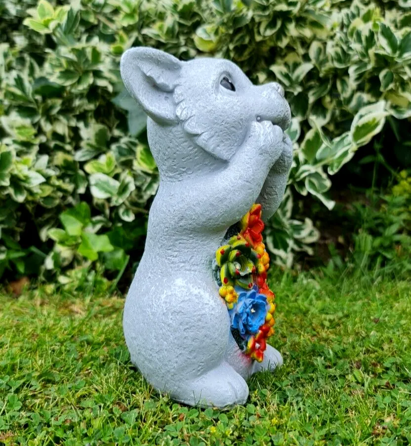 Solar Puppy Garden Ornament