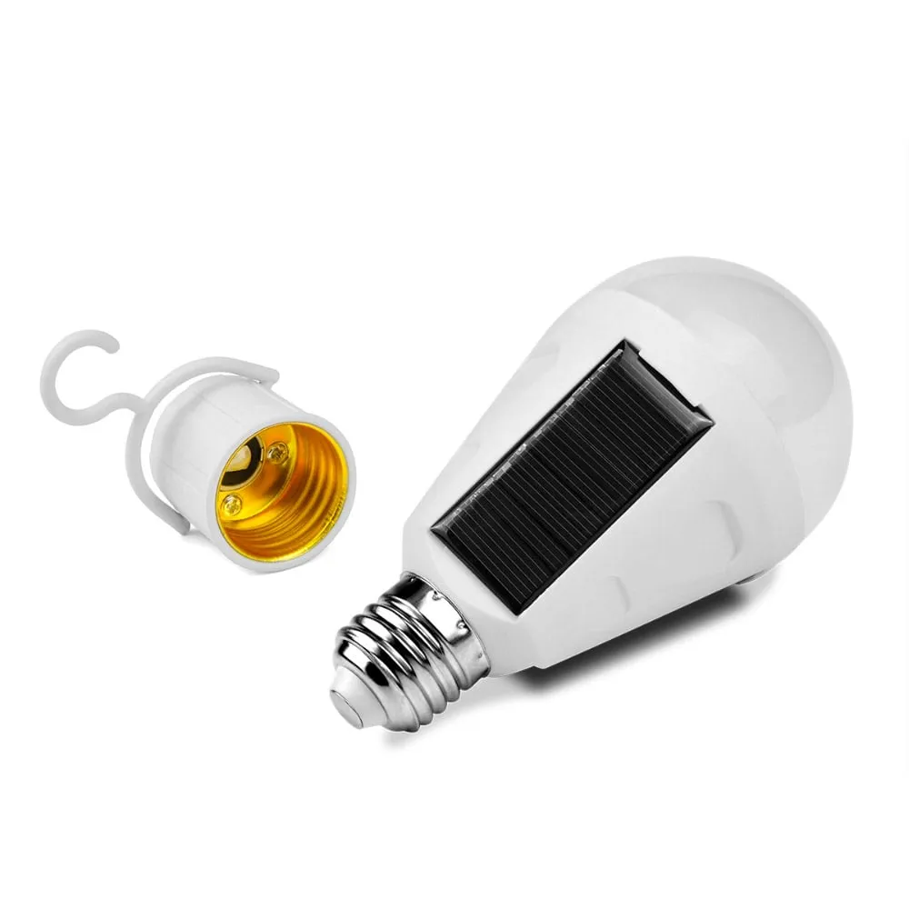 Solar Rechargeable 12W LED Light Bulb Stealth Angel Survival