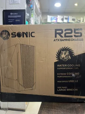 Sonic Casing R25 Black 4 RGB Fans