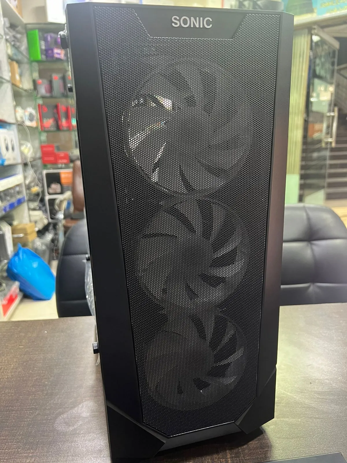 Sonic Casing R25 Black 4 RGB Fans