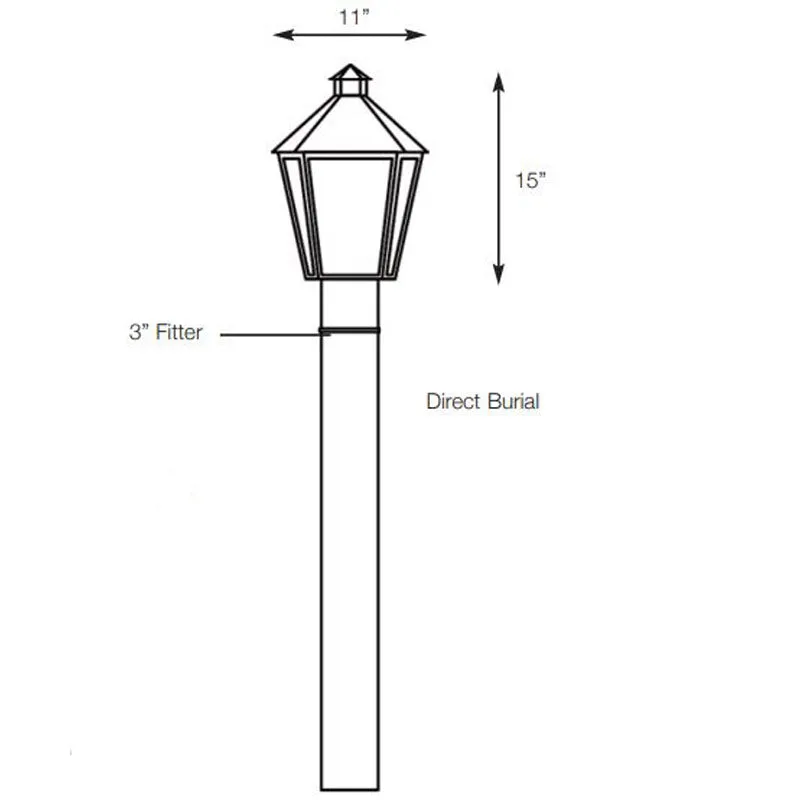 SPJ Lighting SPJ27-05A Post Lantern