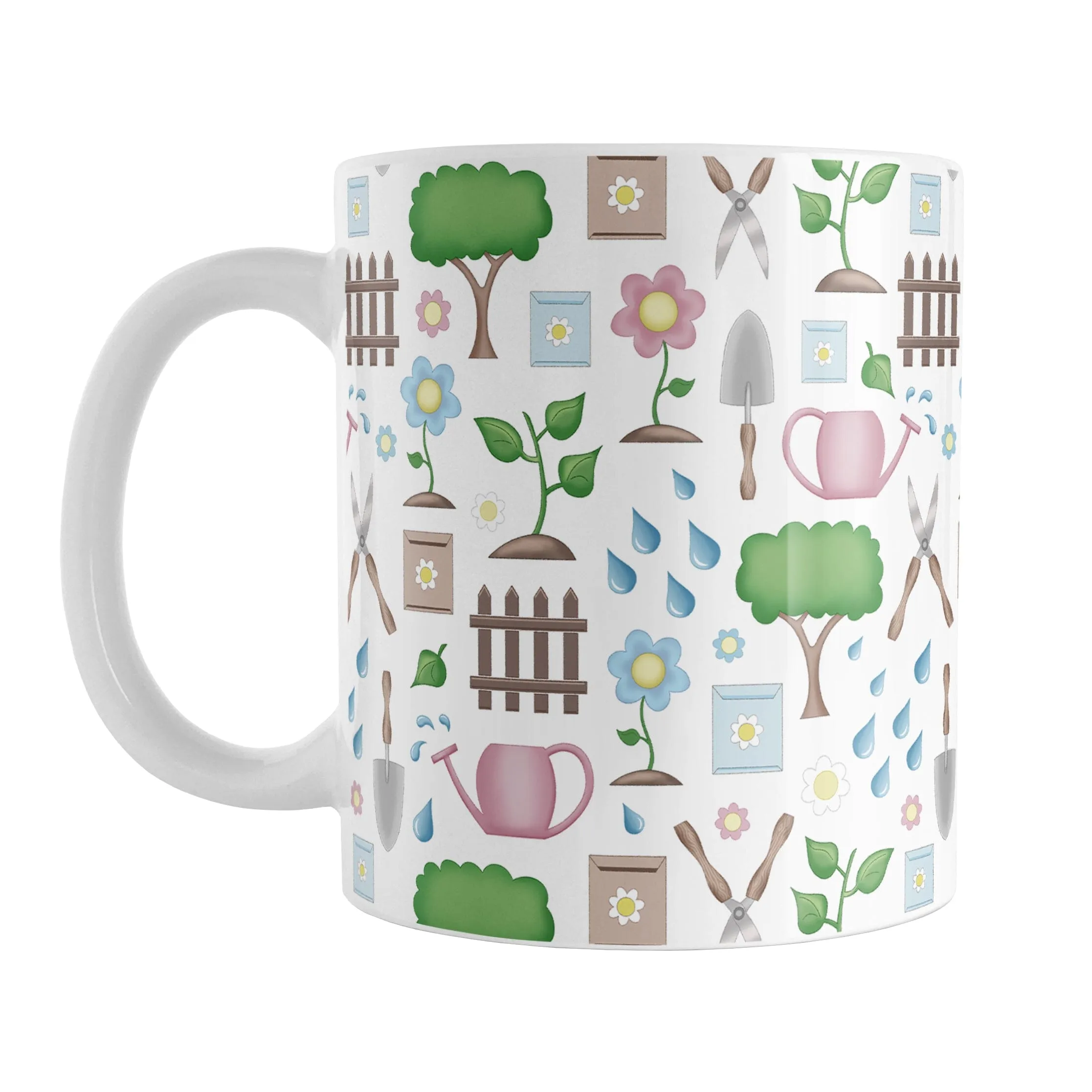 Spring Gardening Pattern Mug