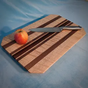 Striped Curly Maple Cutting Board