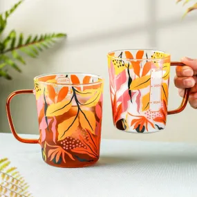 Summer Autumn Glass Mug & Measuring Cup