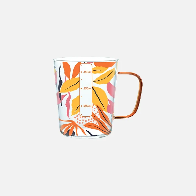 Summer Autumn Glass Mug & Measuring Cup