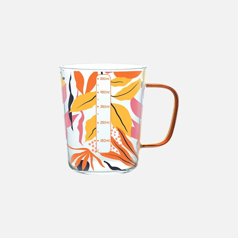 Summer Autumn Glass Mug & Measuring Cup