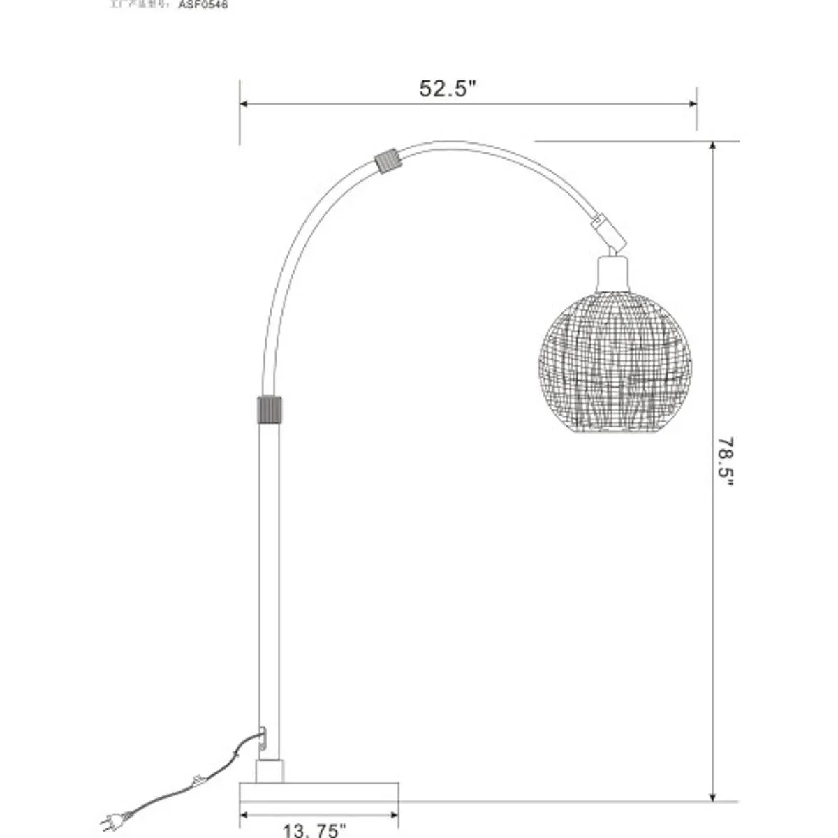 Surya Twining Floor Lamp