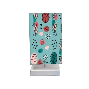 Table Lamp For Bedroom - TEAL NATURE GARDEN