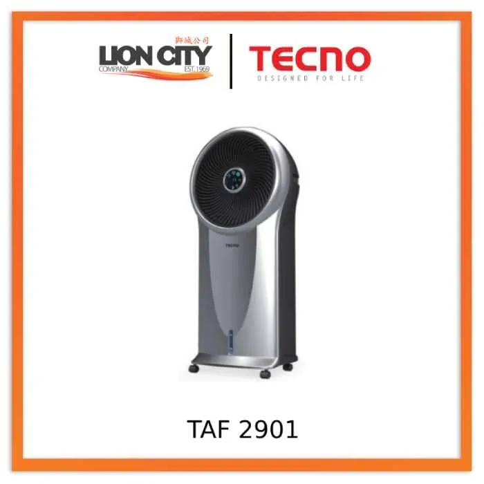 Tecno Uno TAF 2901 Air Cooler Silver 110W, 6L Water Tank