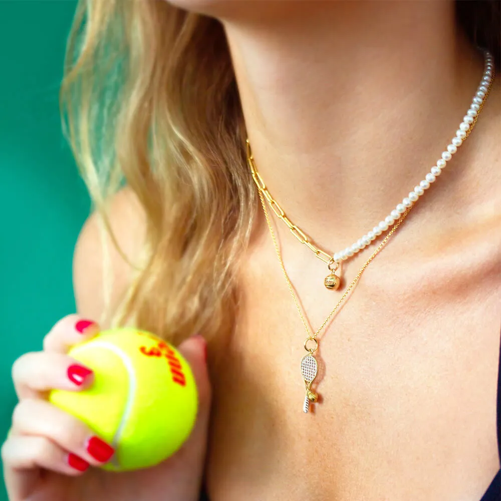 Tennis Ball, Solid Gold Mini