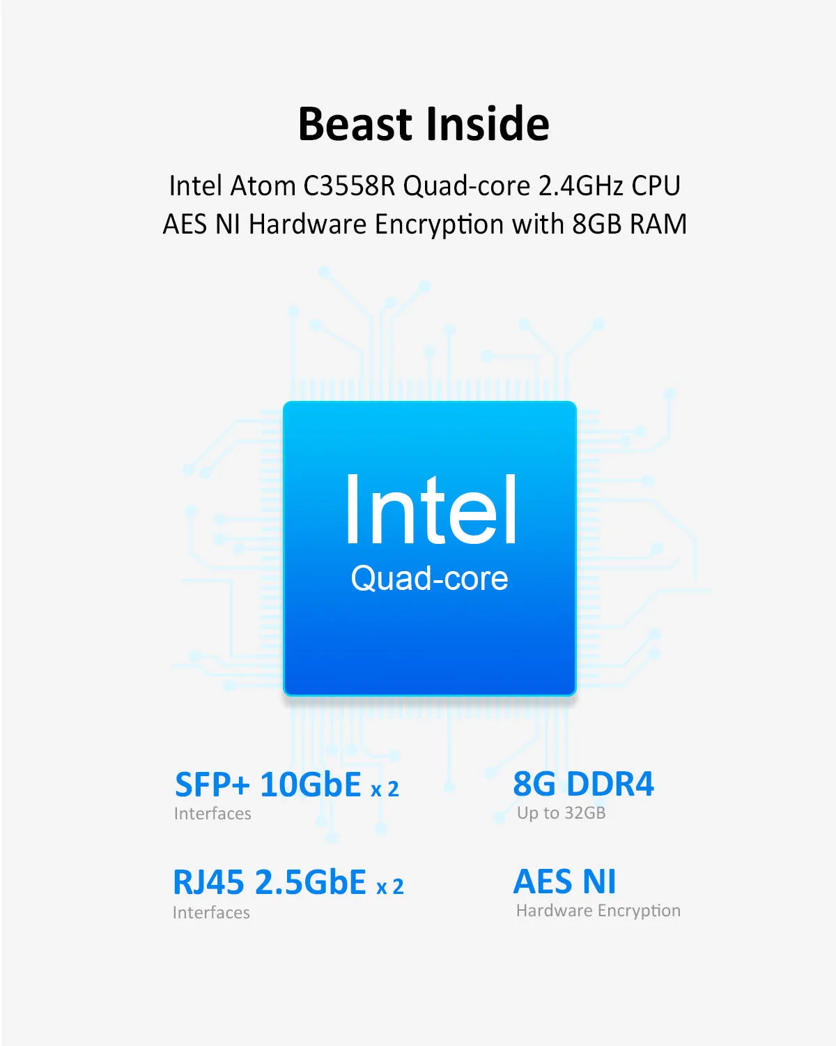 TERRAMASTER T12-450 12Bay 10Gb NAS Storage - Intel Quad-core CPU, 8GB DDR4, Dual SFP  10GbE Interfaces, Dual 2.5GbE Ports, NAS Server (Diskless)