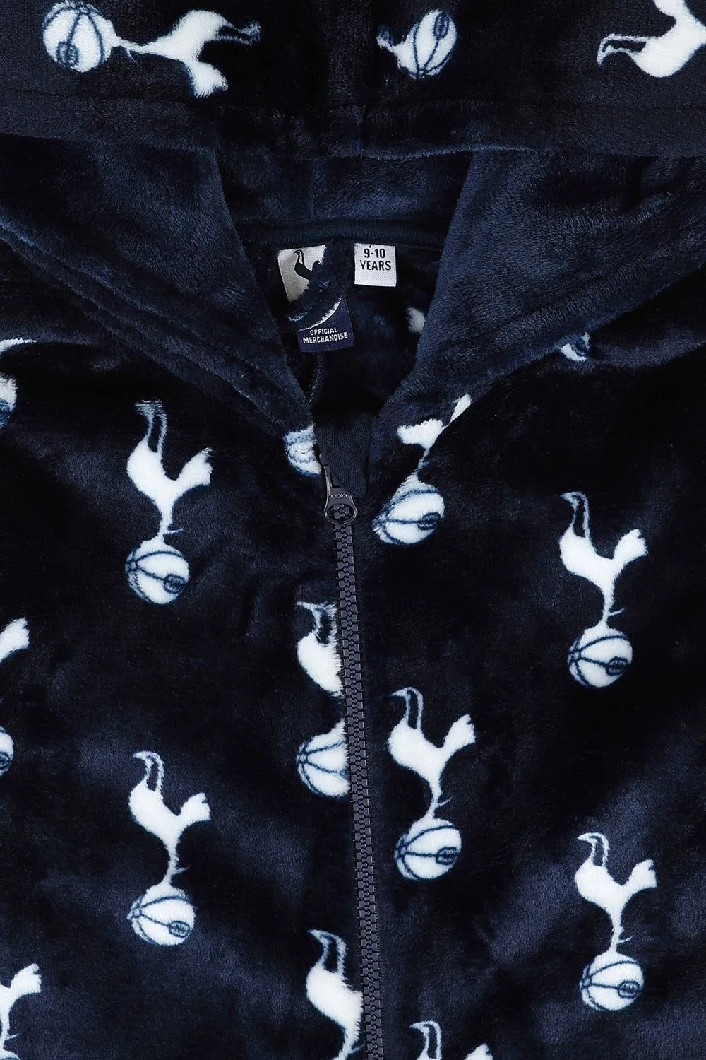 Tottenham Hotspur Football Club Boys Fleece Sleepsuit Kids Spurs All in One