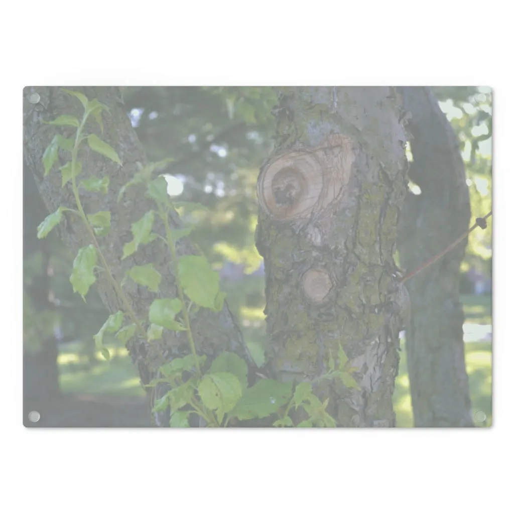 Tree with Green Leaves Cutting Board