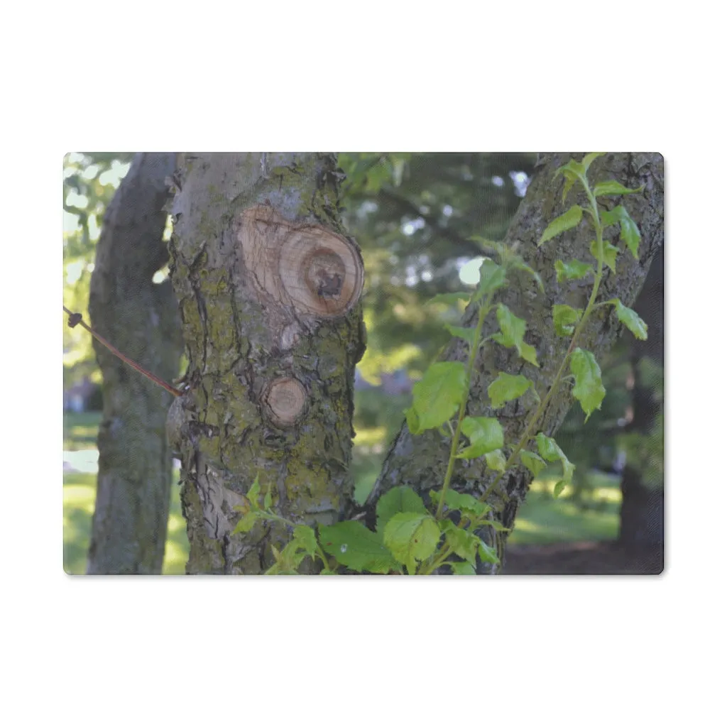 Tree with Green Leaves Cutting Board