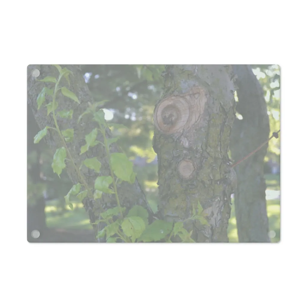 Tree with Green Leaves Cutting Board