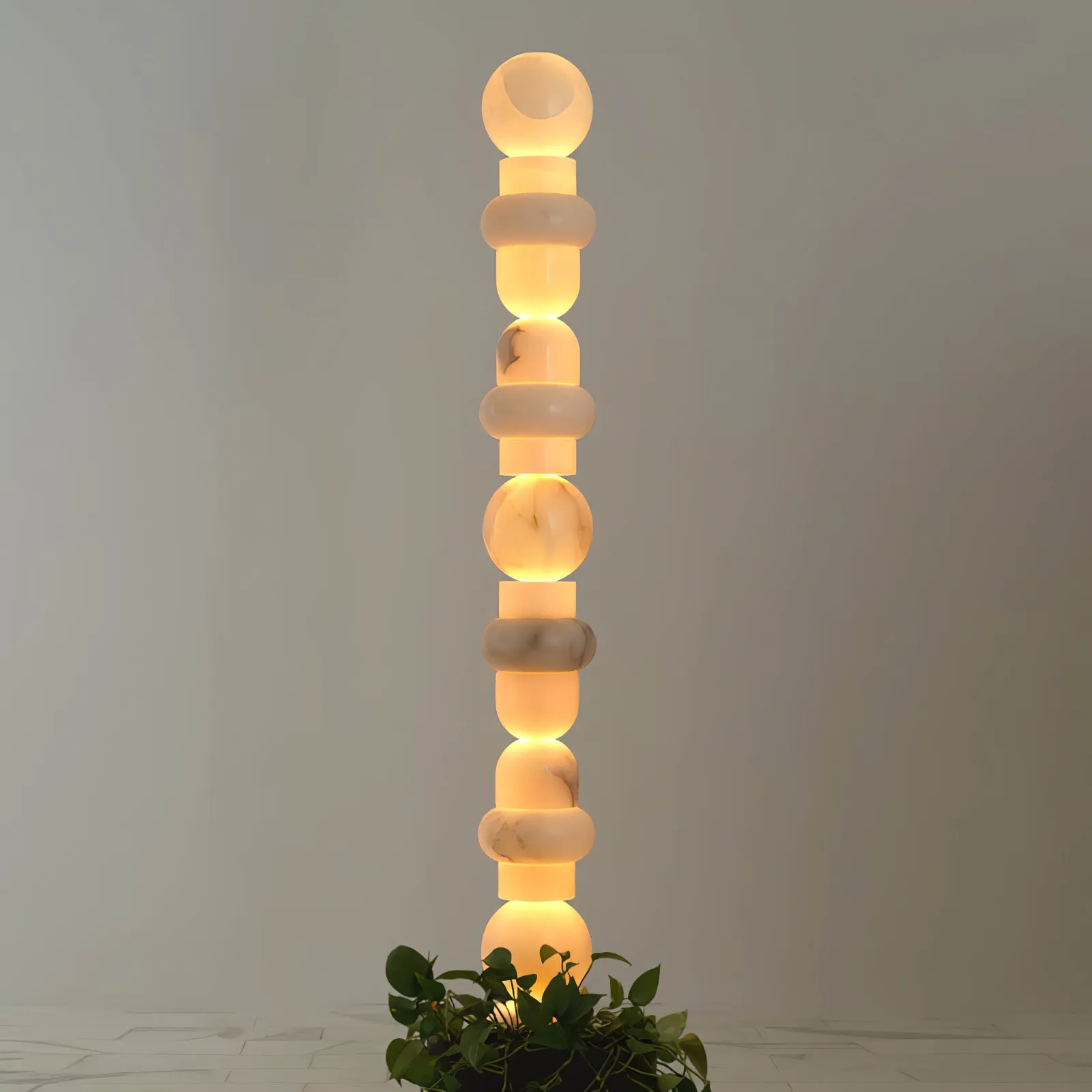 Tribeca Alabaster Floor Lamp