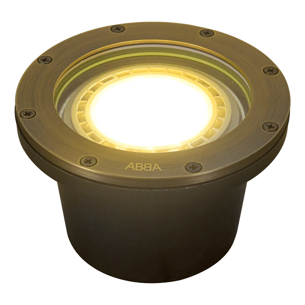 UNB08 Cast Brass Low Voltage Commercial PAR36 LED In-ground Light IP65 Waterproof