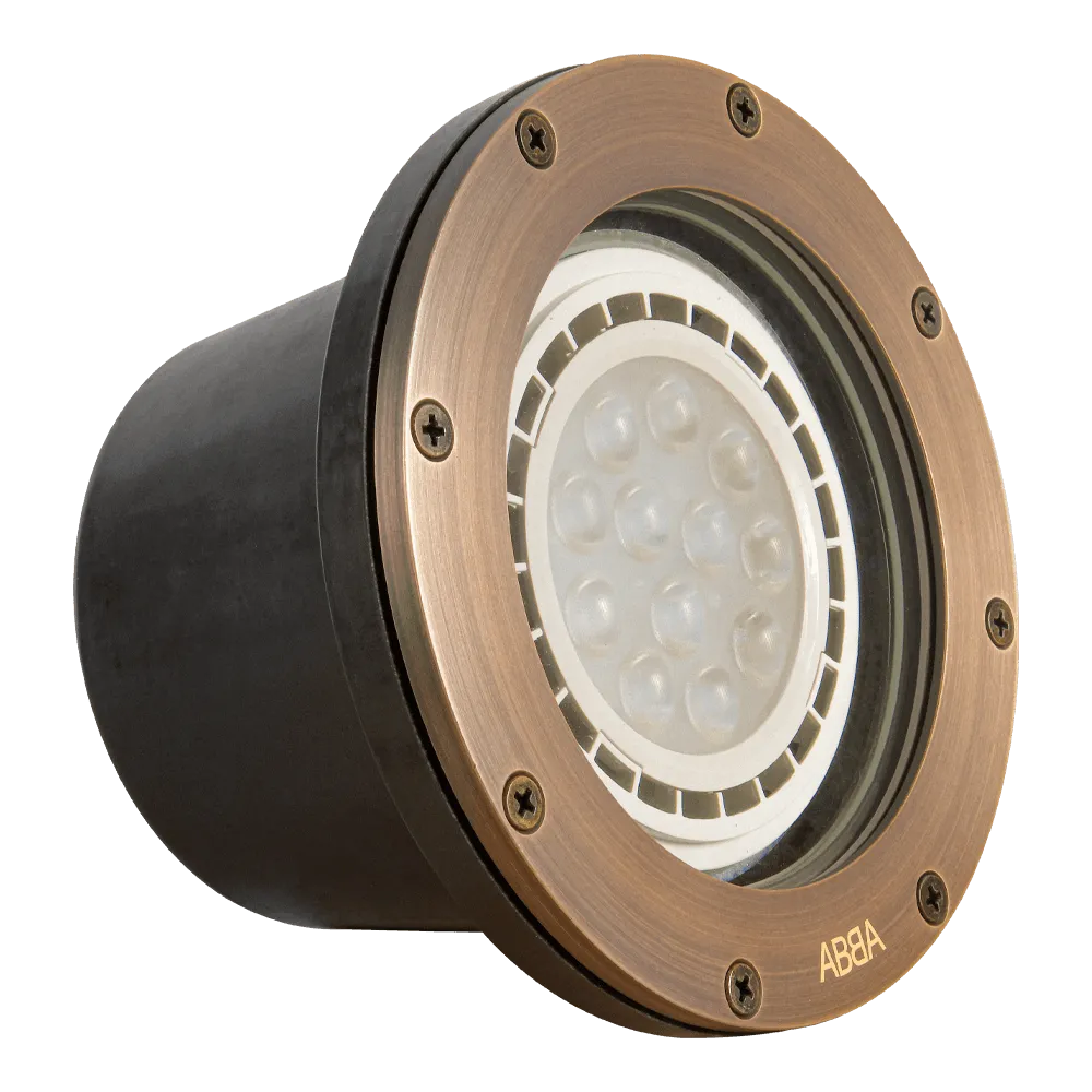 UNB08 Cast Brass Low Voltage Commercial PAR36 LED In-ground Light IP65 Waterproof