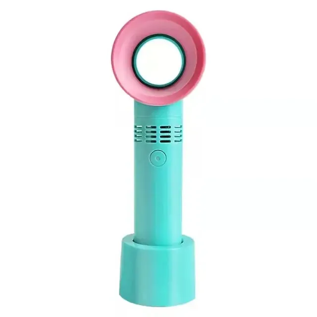 USB Rechargeable Bladeless Handheld Mini Fan Electronic Gadgets