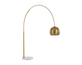 Vern Floor Lamp | Brass