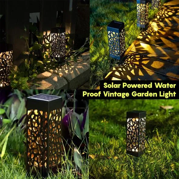 Vintage Solar Garden Lamp