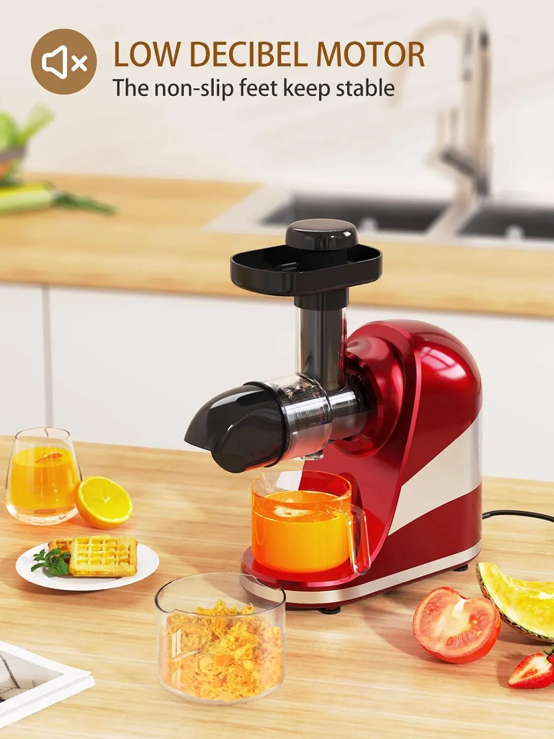 Wamife Slow Masticating Juicer Machine