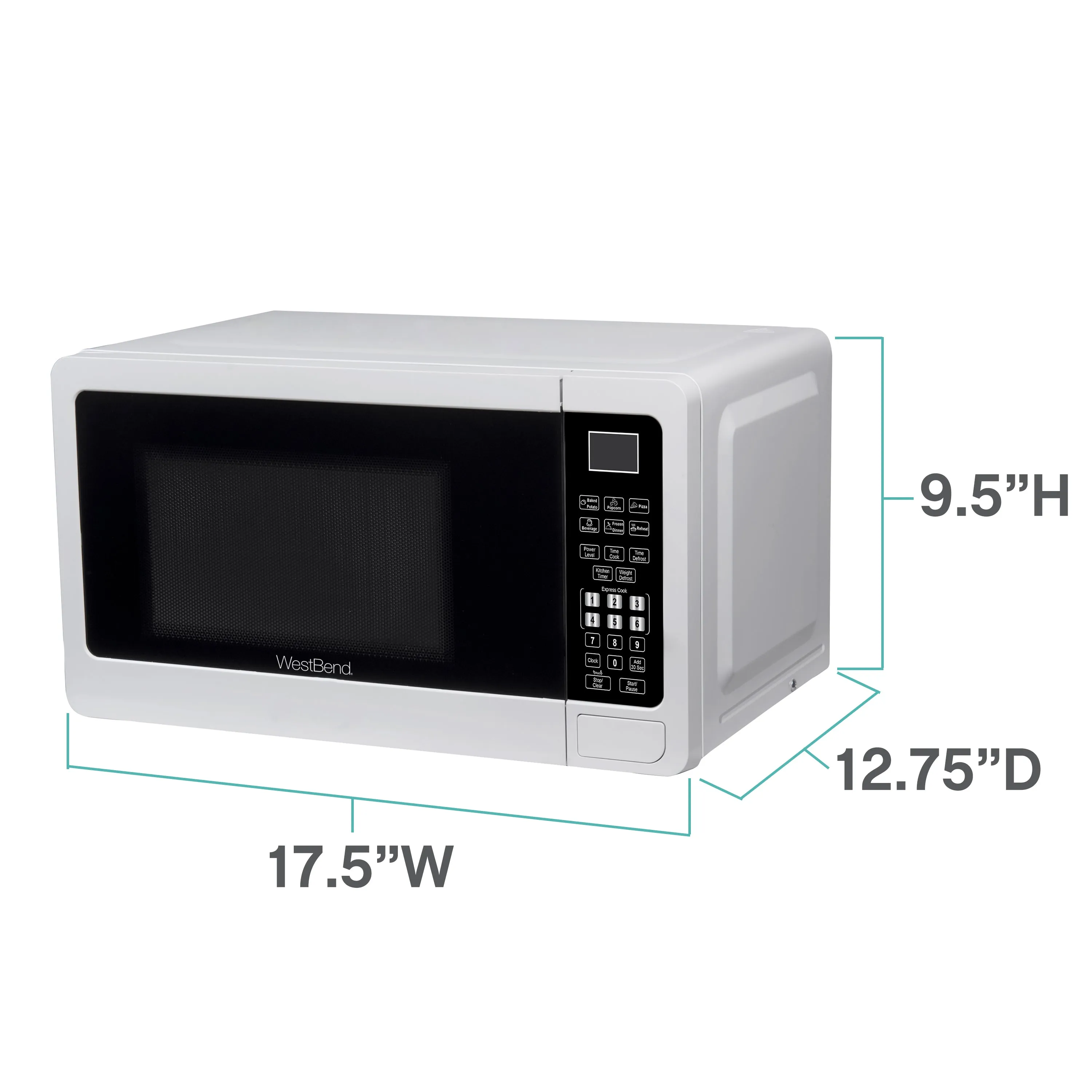 West Bend 0.7 cu. ft. Microwave Oven